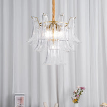 Murano Glass Petals Chandelier