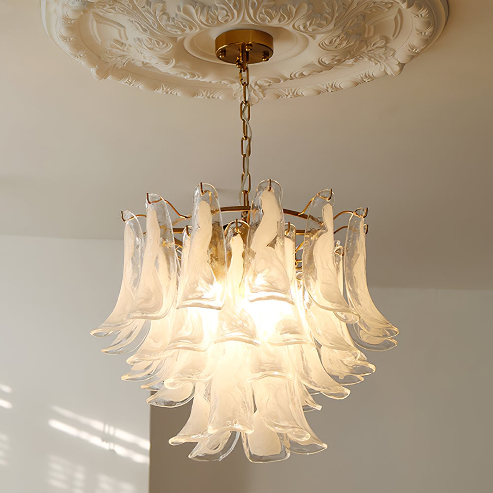 Murano Glass Petals Chandelier