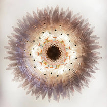 Murano Palmette Pink Chandelier
