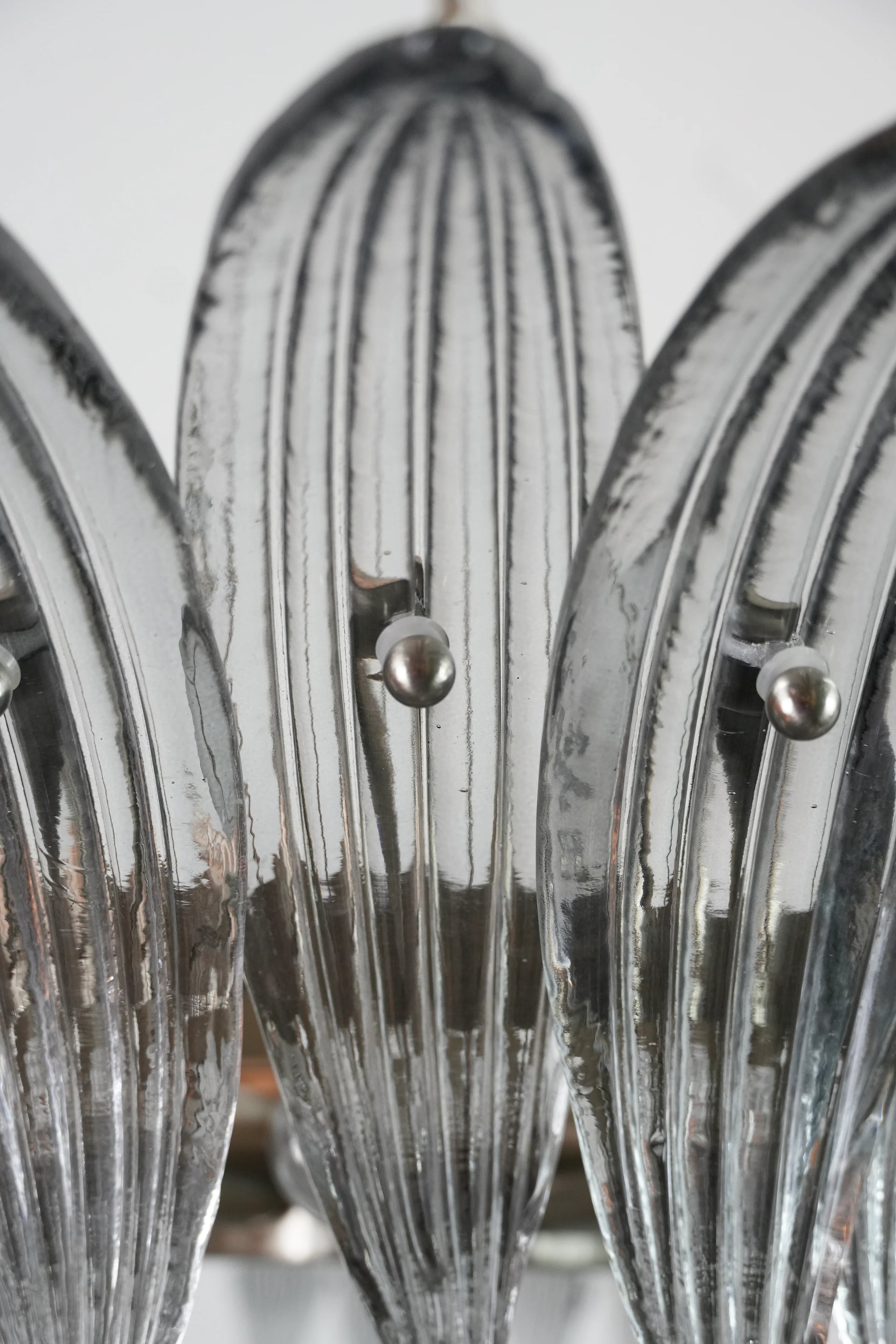 Murano Palmette Smoked Chandelier