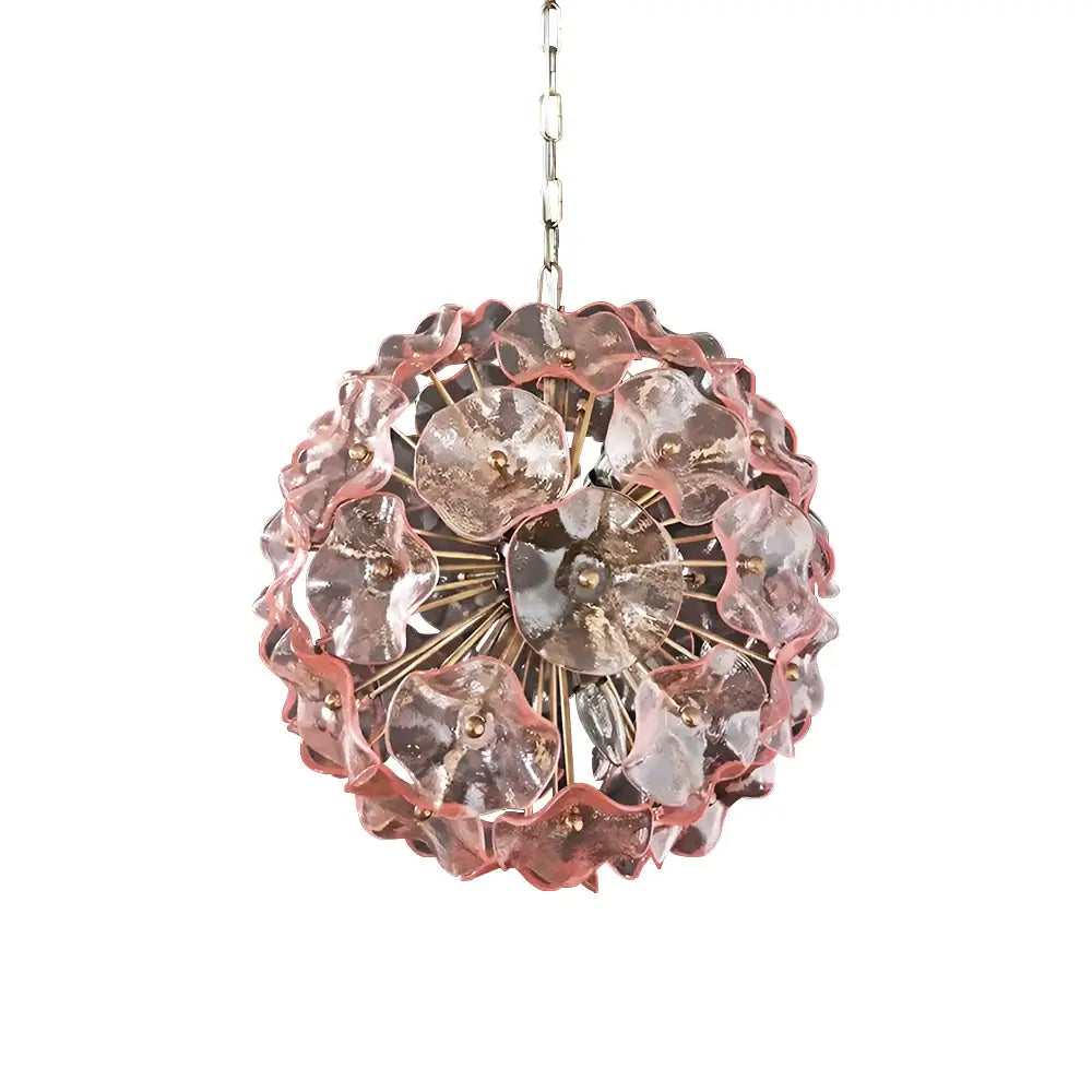 Murano Sputnik Poppy Pink Chandelier Main image