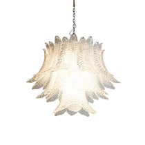 Murano Transparent Ferns Glass Chandelier