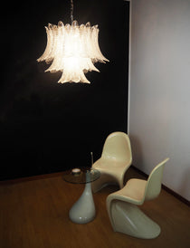 Murano Transparent Ferns Glass Chandelier