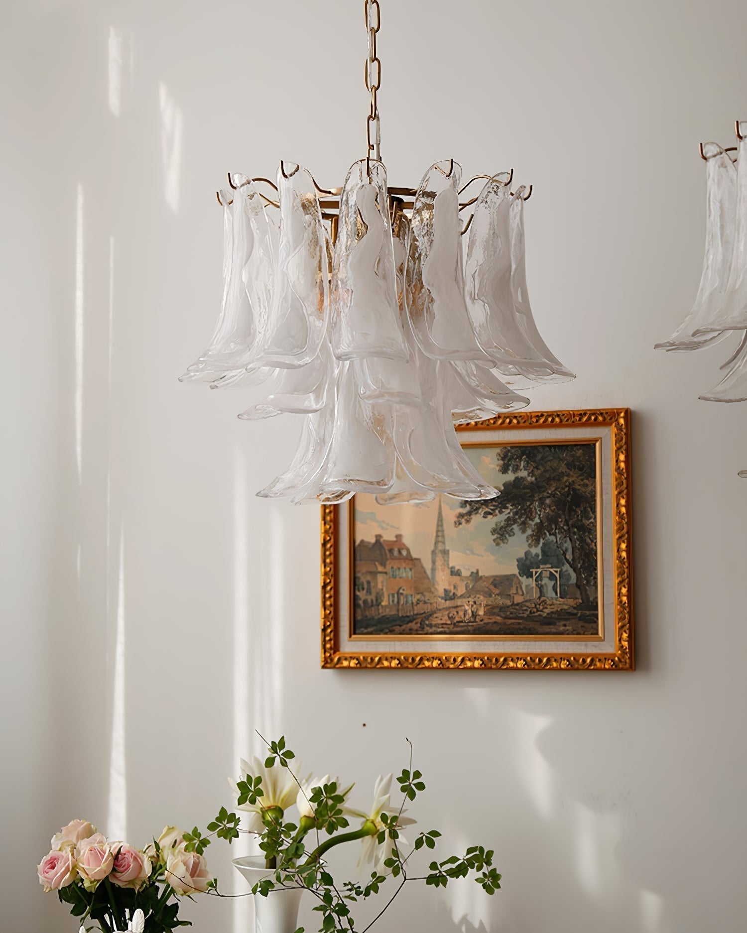 Murano Glass Petals Chandelier