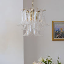 Murano Glass Petals Chandelier