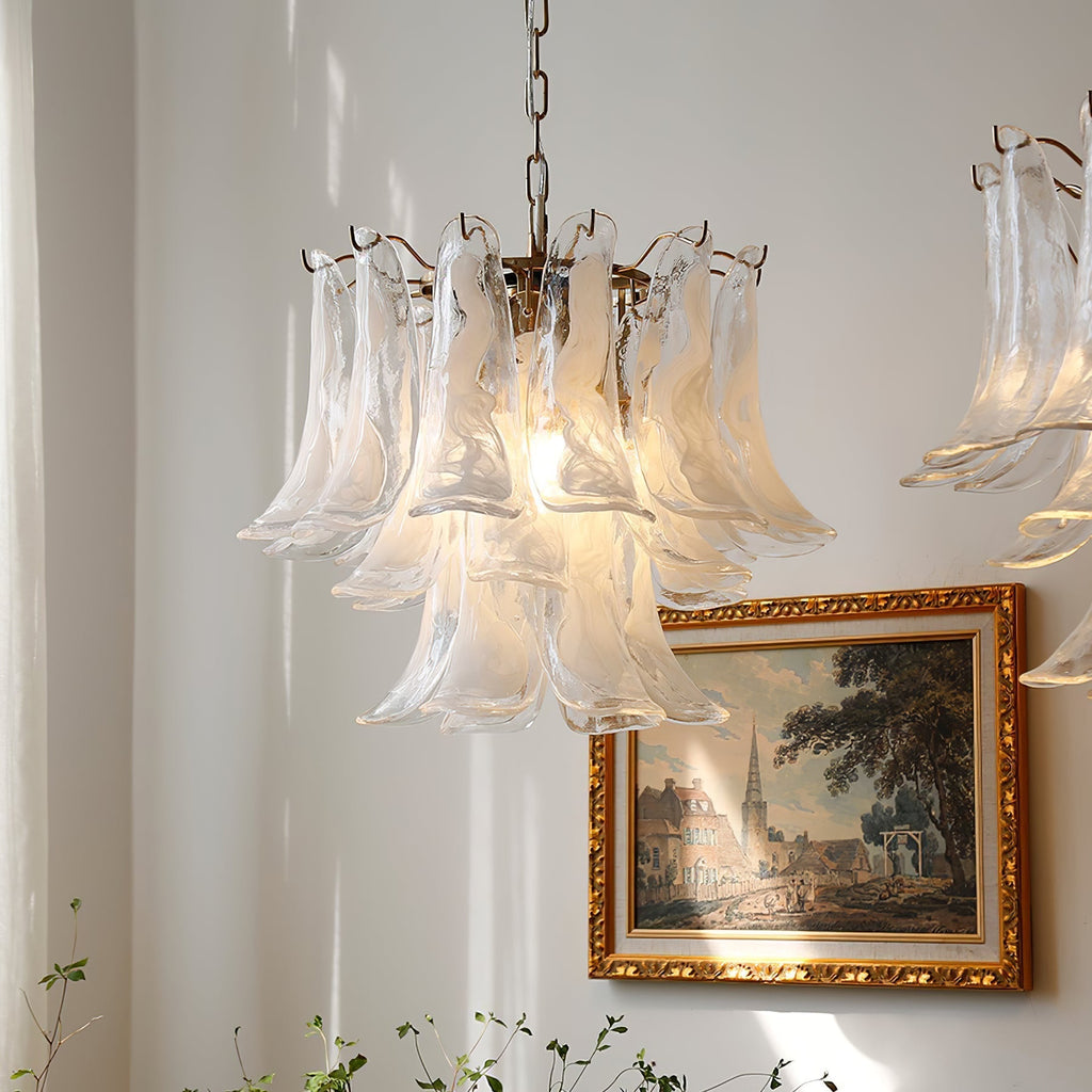 Murano Glass Petals Chandelier