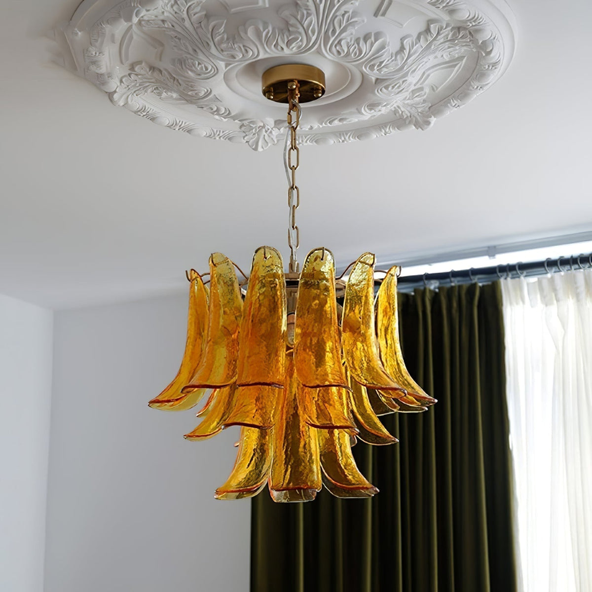 Murano Glass Petals Chandelier