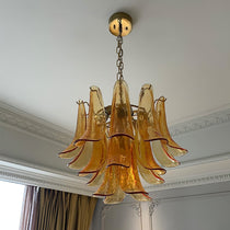 Murano Glass Petals Chandelier