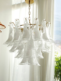 Murano Glass Petals Chandelier