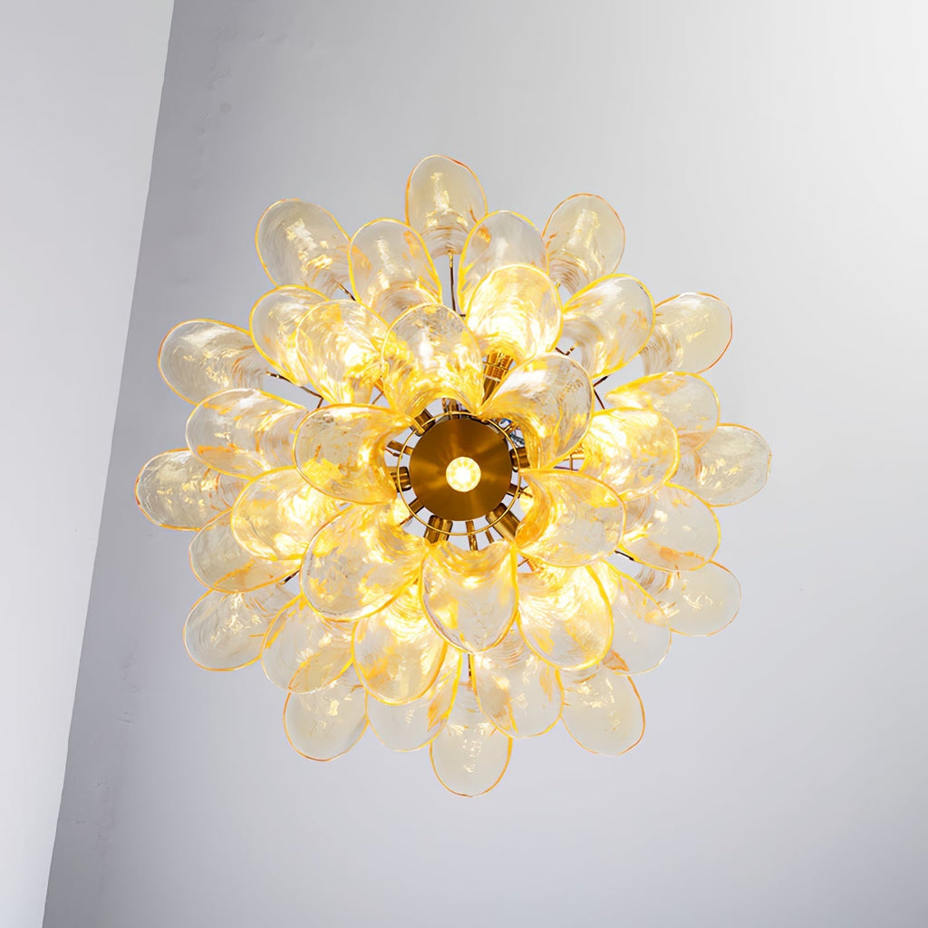 Murano Glass Petals Chandelier