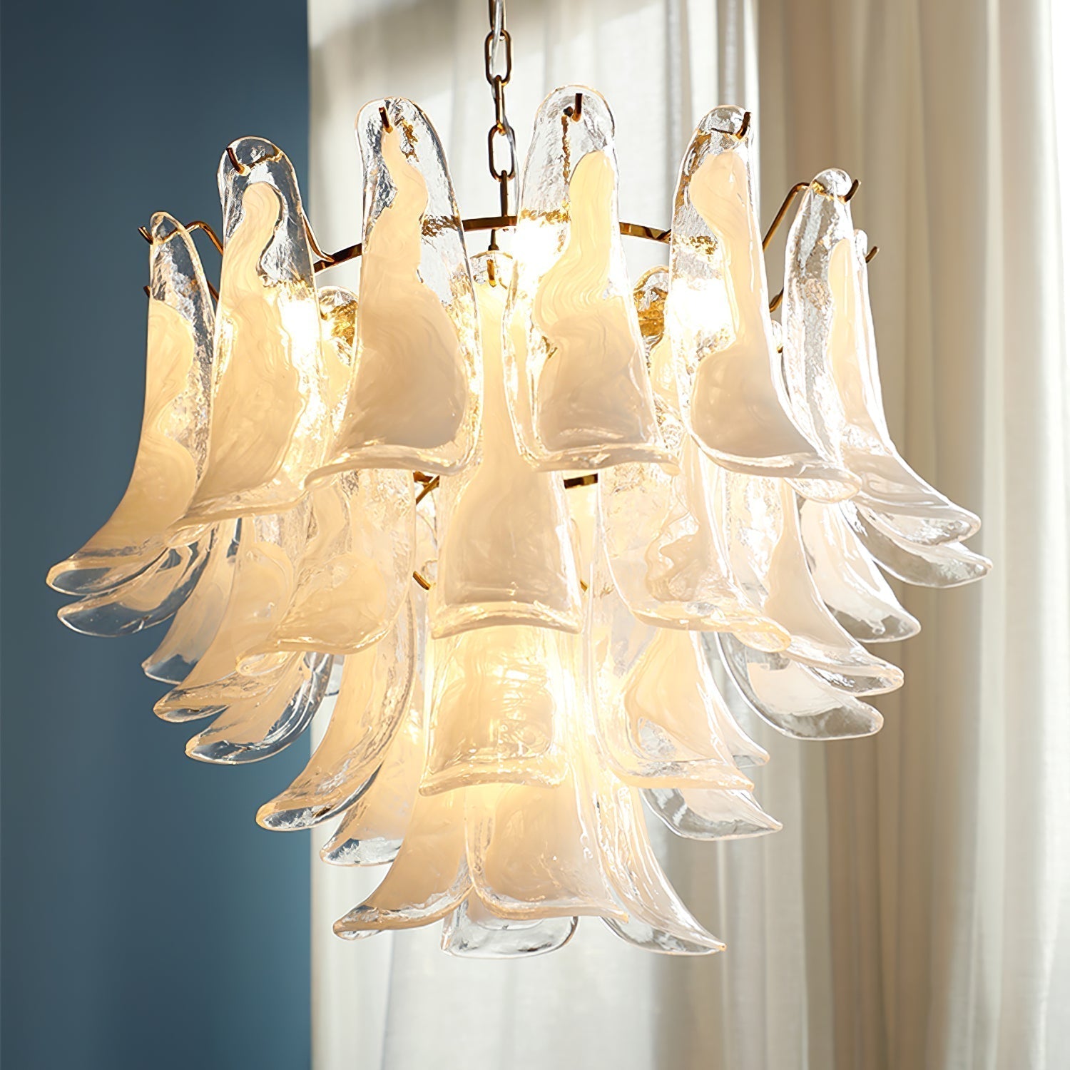 Murano Glass Petals Chandelier