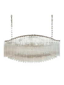 Murano Glass Chandelier – Pagoda – 292 prisms – Transparent