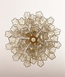 Murano Glass Yellow Chandelier – 36 Tubes