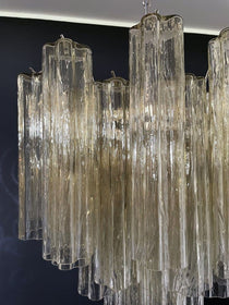 Murano Glass Yellow Chandelier – 36 Tubes