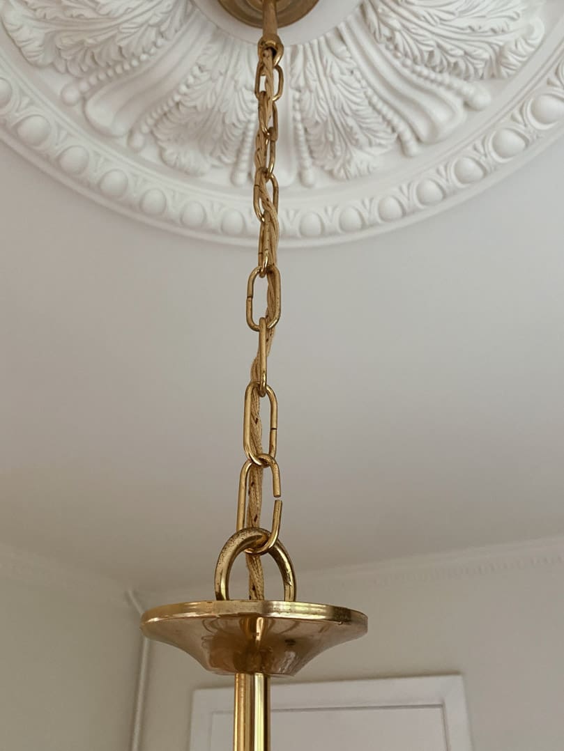 Vintage – Murano Glass chandelier – Teardrop – 68 drops – Clear
