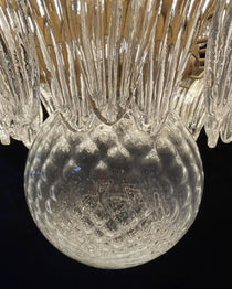 Murano Chandelier – Palmette – 163 glasses – Smoked