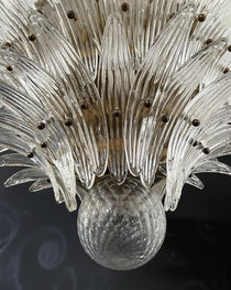 Murano Chandelier – Palmette – 163 glasses – Smoked