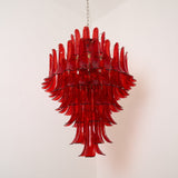 Luxury Murano Crimson Cascade Chandelier - CasaraHouse
