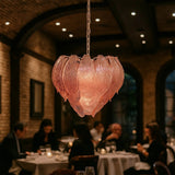 Murano Flower Bud Glass Chandelier