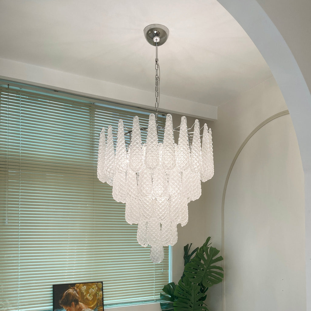 Modern Murano Glass Dewdrop Chandelier - CasaraHouse
