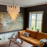 Modern Murano Glass Dewdrop Chandelier - CasaraHouse