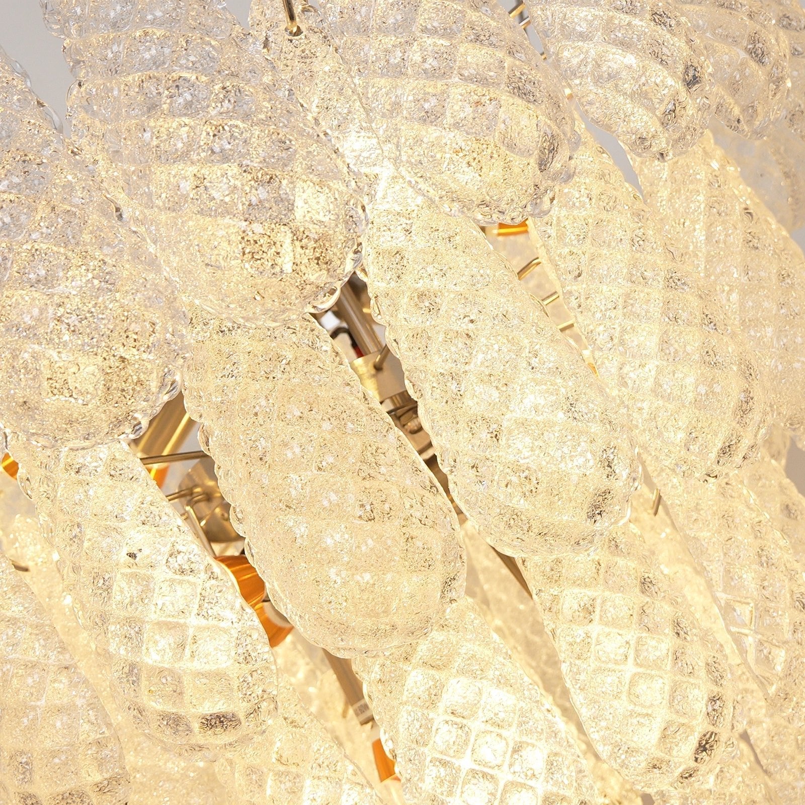 Modern Murano Glass Dewdrop Chandelier - CasaraHouse