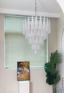 Exquisite Murano Glass Dewdrop Chandelier