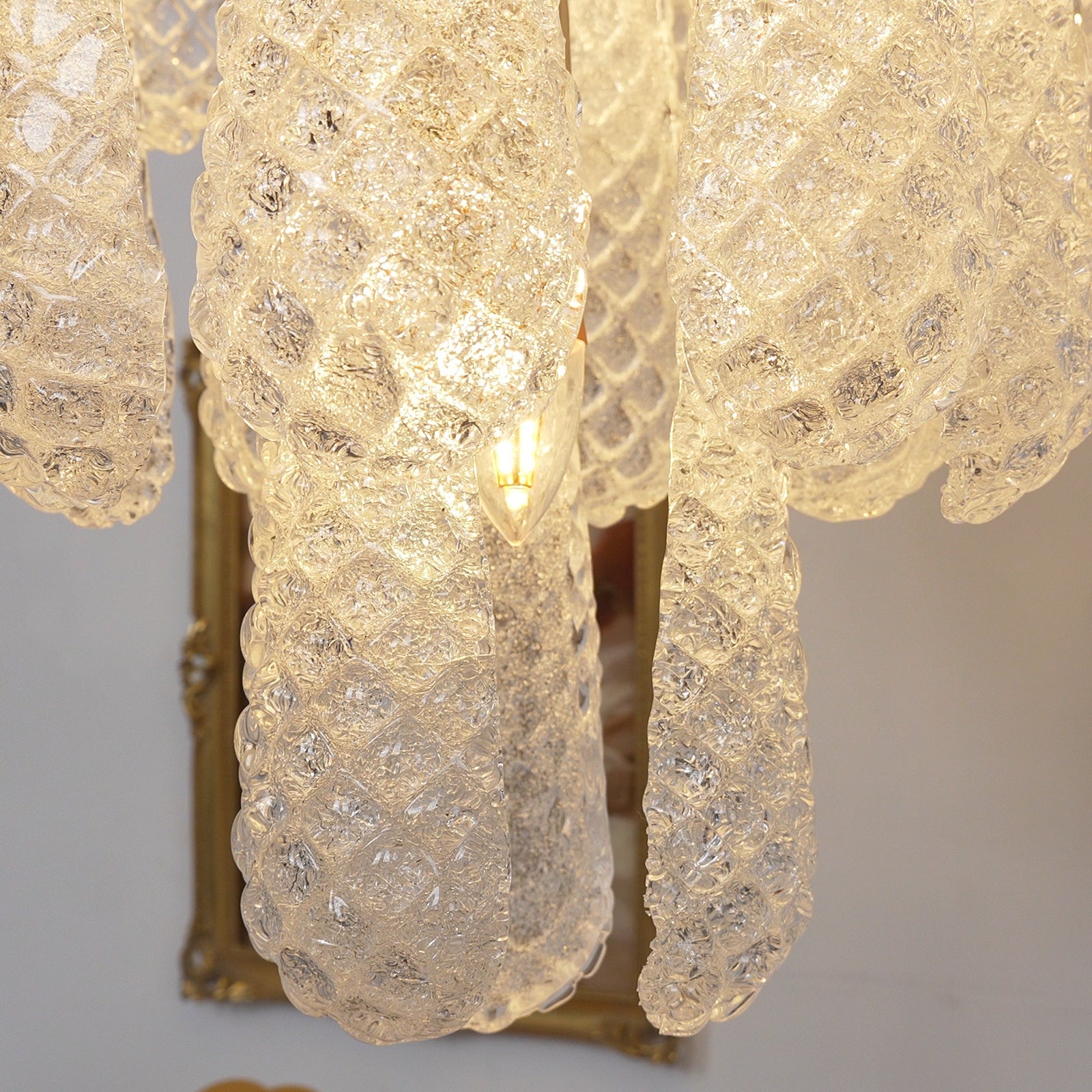 Modern Murano Glass Dewdrop Chandelier - CasaraHouse