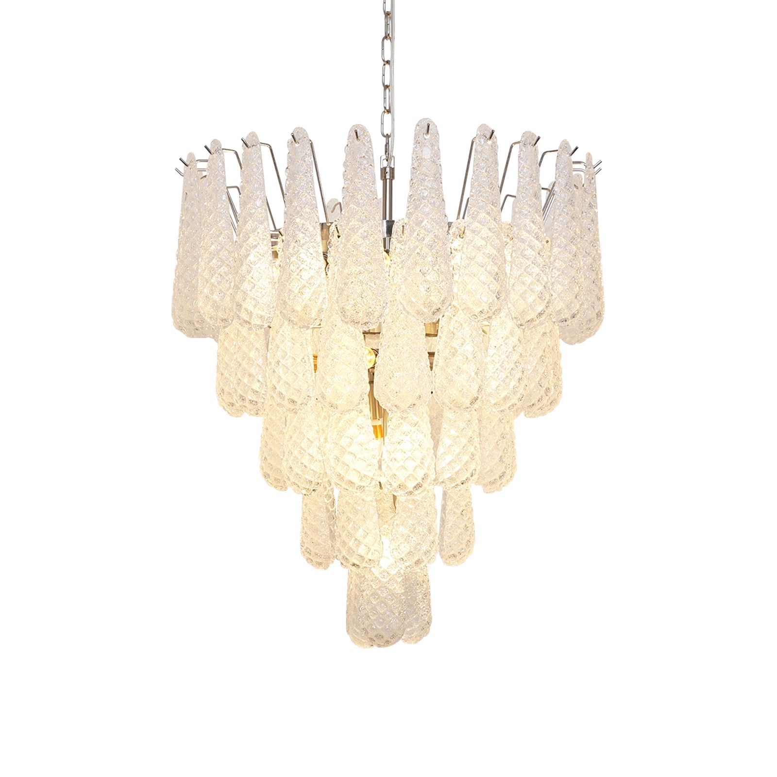 Exquisite Murano Glass Dewdrop Chandelier