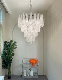 Murano Glass Droplet Chandelier