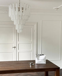 Murano Glass Droplet Chandelier