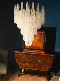 Murano Glass Droplet Chandelier
