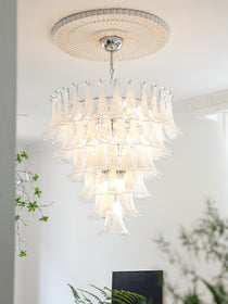 Murano Glass Petals Chandelier