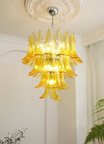 Murano Glass Petals Chandelier