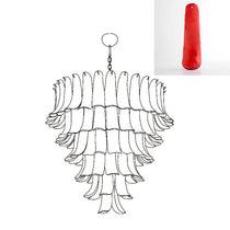Murano Glass Petals Chandelier