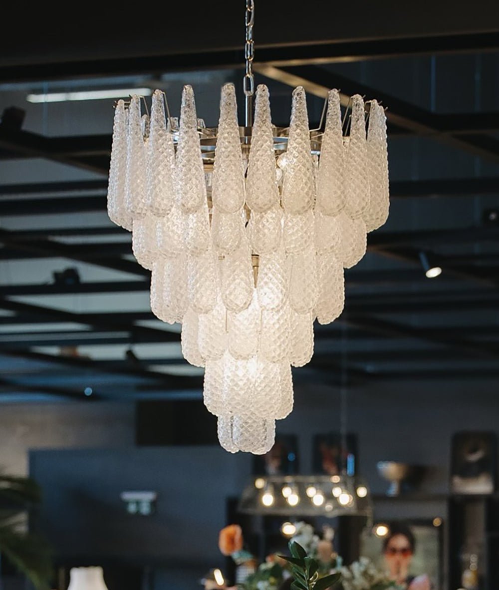 Premium Murano Glass Pinecone Chandelier - CasaraHouse