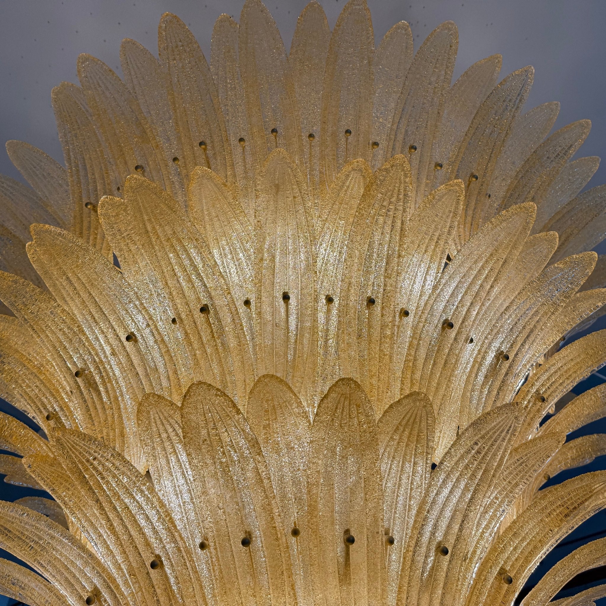 Murano Glass Palmette Chandelier