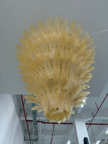 Murano Glass Palmette Chandelier