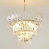 Murano Glass Palmette Chandelier