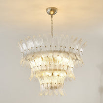 Murano Glass Palmette Chandelier