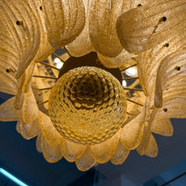 Murano Glass Palmette Chandelier