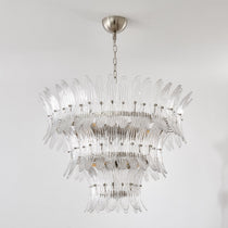 Murano Glass Palmette Chandelier