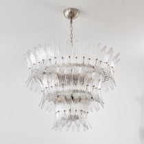 Murano Glass Palmette Chandelier