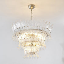 Murano Glass Palmette Chandelier