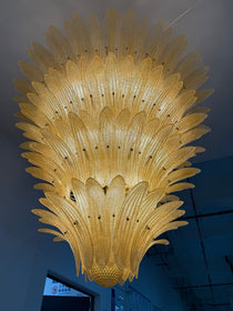 Murano Glass Palmette Chandelier