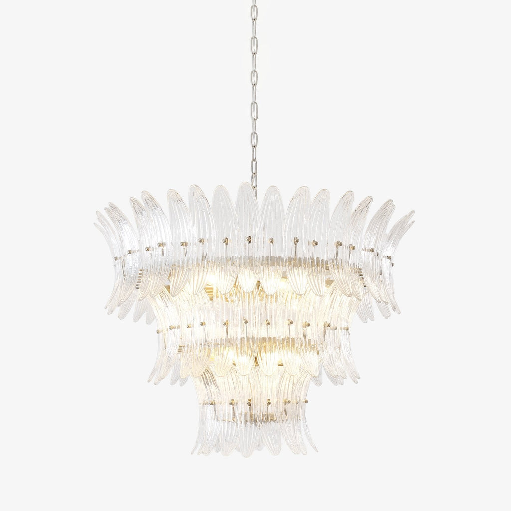 Murano Glass Palmette Chandelier