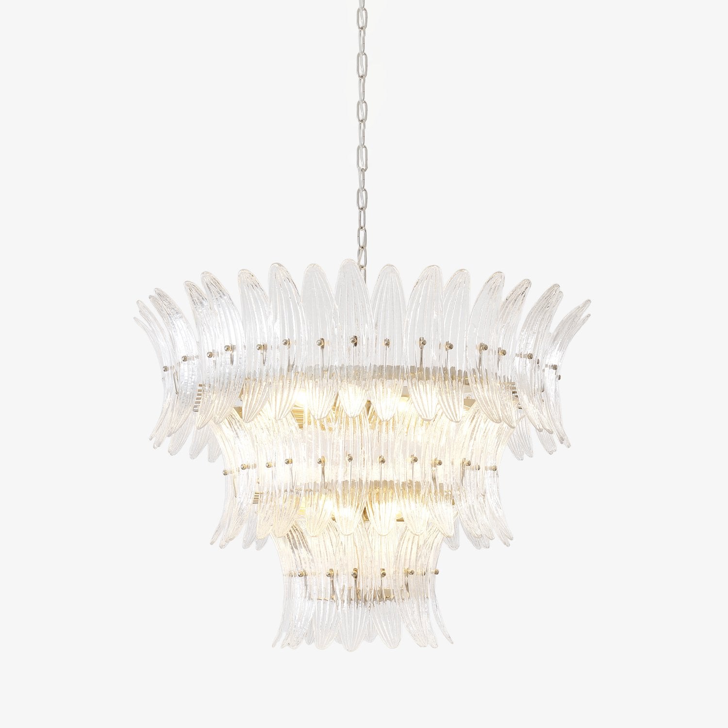 Murano Glass Palmette Chandelier
