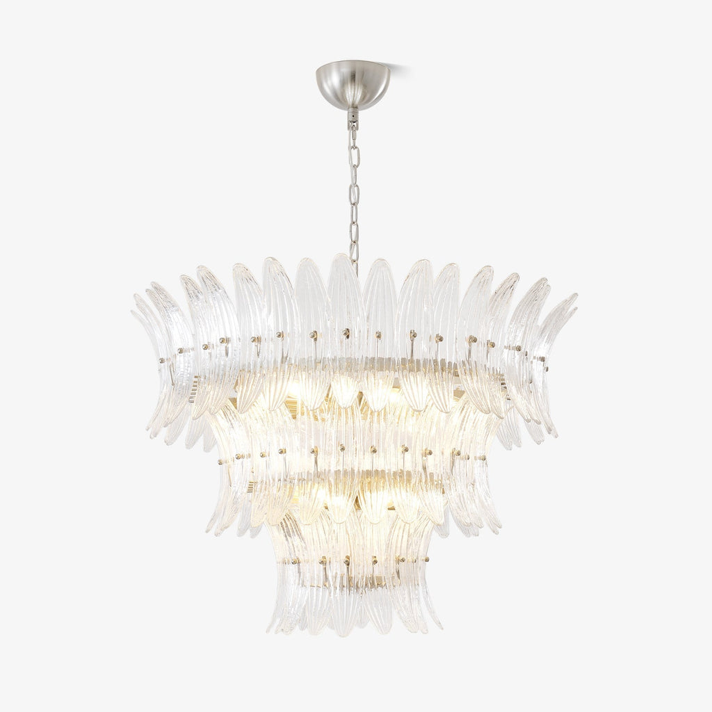 Murano Glass Palmette Chandelier