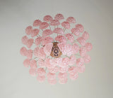 Modern Murano Pink Glass Dewdrop Chandelier - CasaraHouse