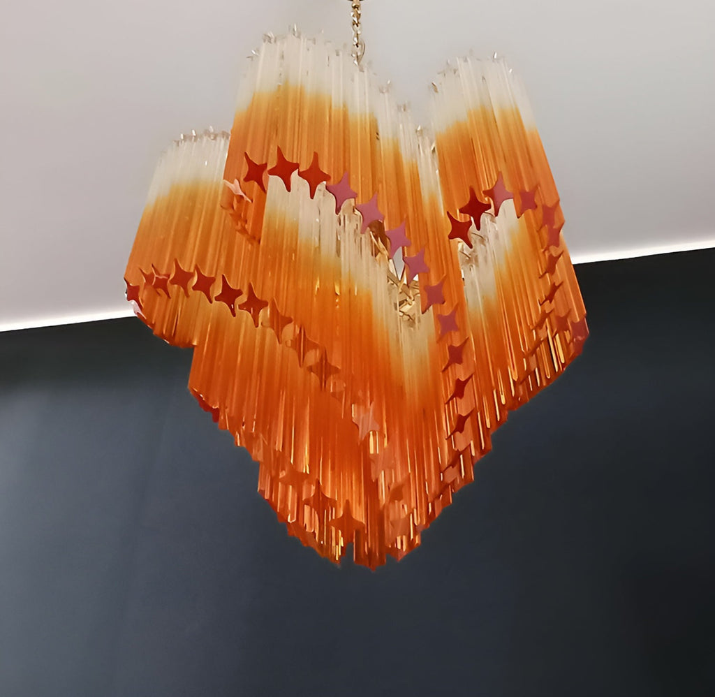 Murano Glass Prism Chandelier